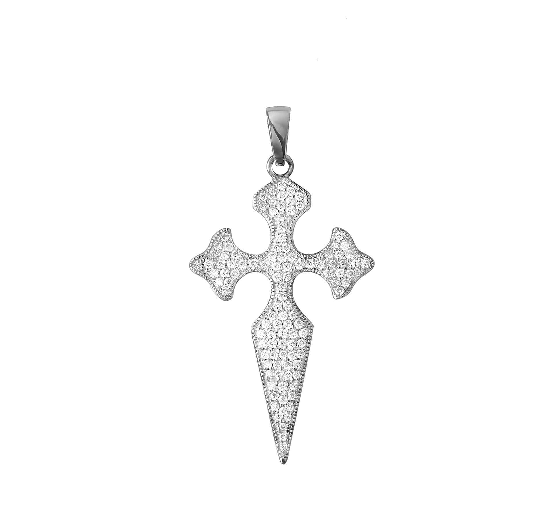 Collier Blood Diamonds Pendentif or et diamants